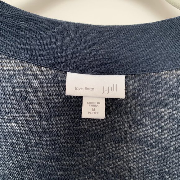 J. Jill 100% linen jacket with matching Wearever top. - Picture 3 of 7